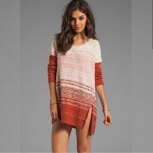 Free People Oversized Ombré Knit Sweater